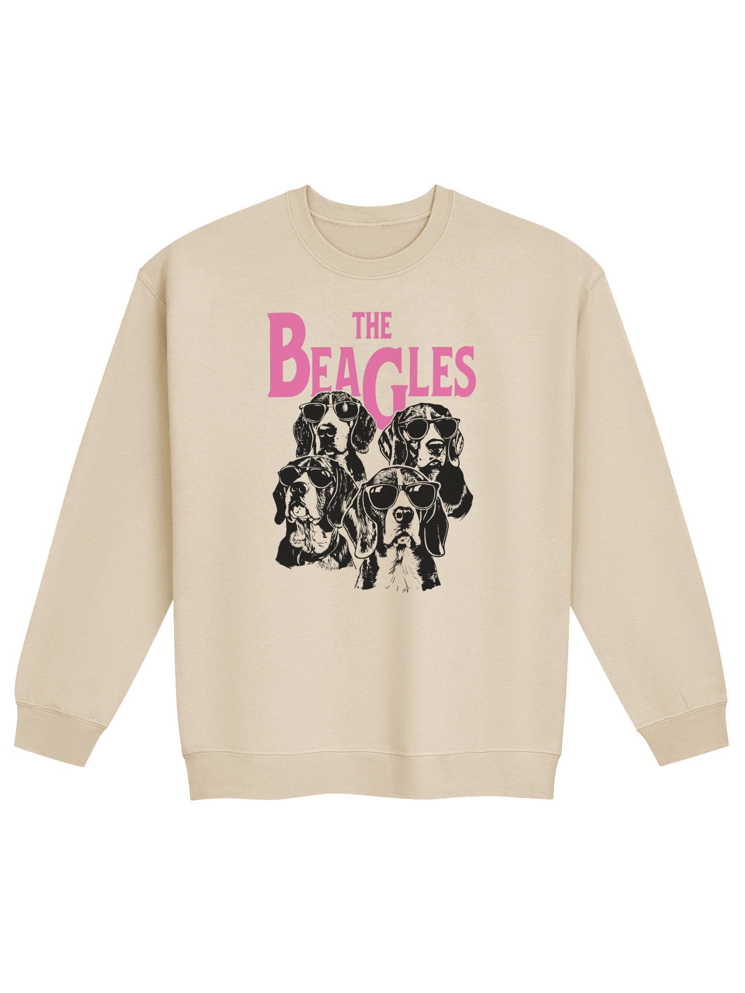 The Beagles Sweatshirt of a Group of Beagles Wearing Sunglasses | Funny Sweatshirt for Beagle Paw-rents product image (49)