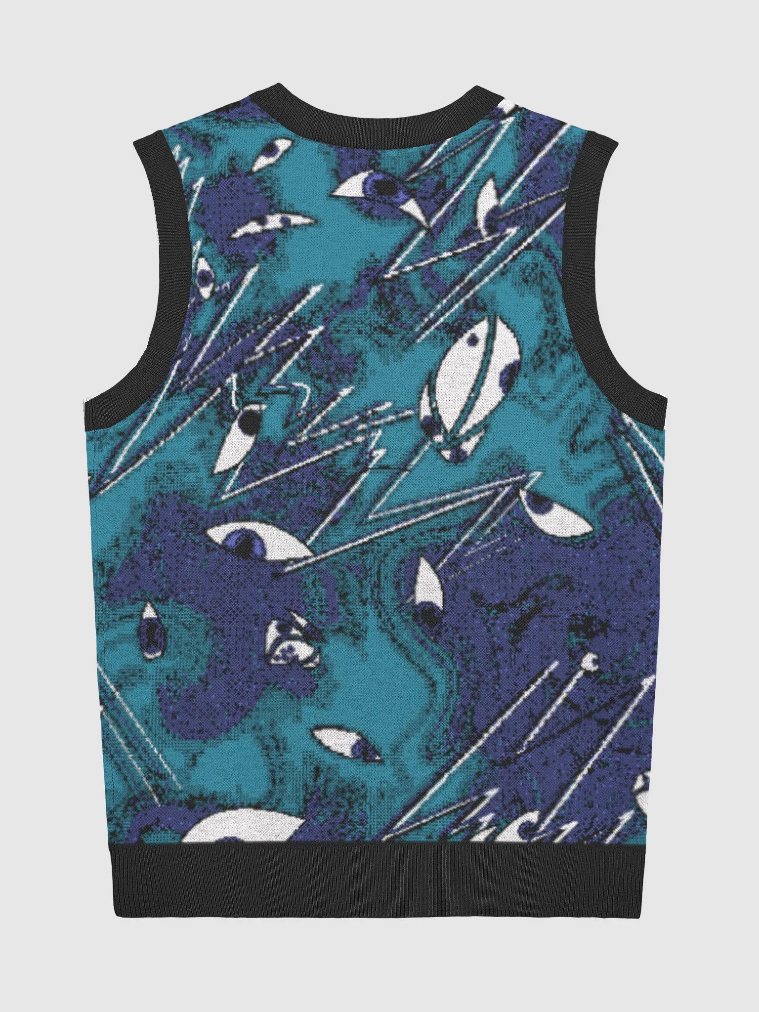 Eyes and Lightning Magic Sweater Vest (Sober Colours) product image (7)