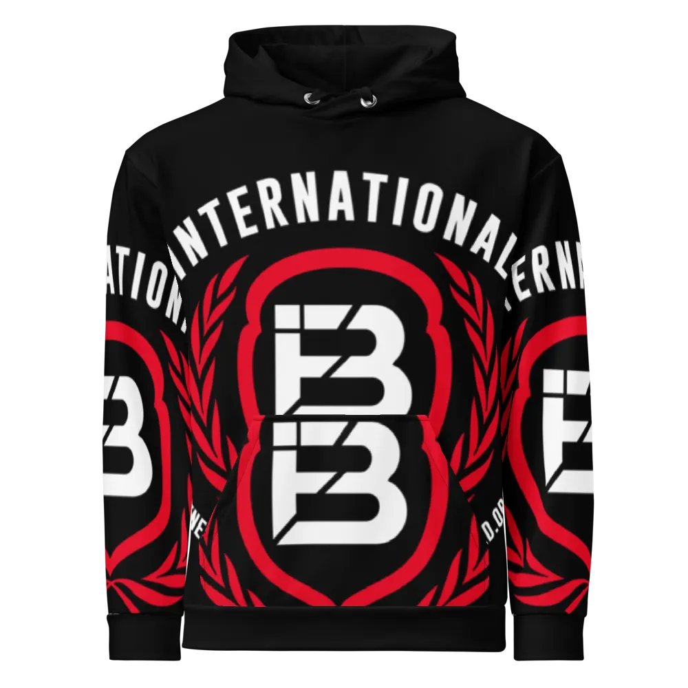 IFBNewsfeed.Org's All-Over Print Recycled Unisex Hoodie product image (1)