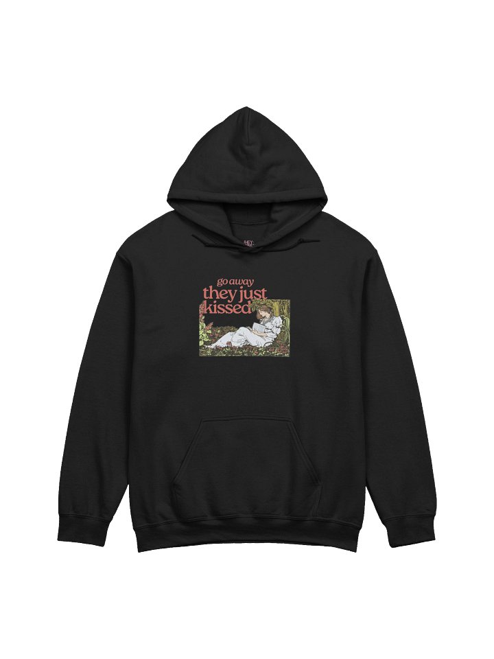 go away, they just kissed maiden hoodie product image (1)