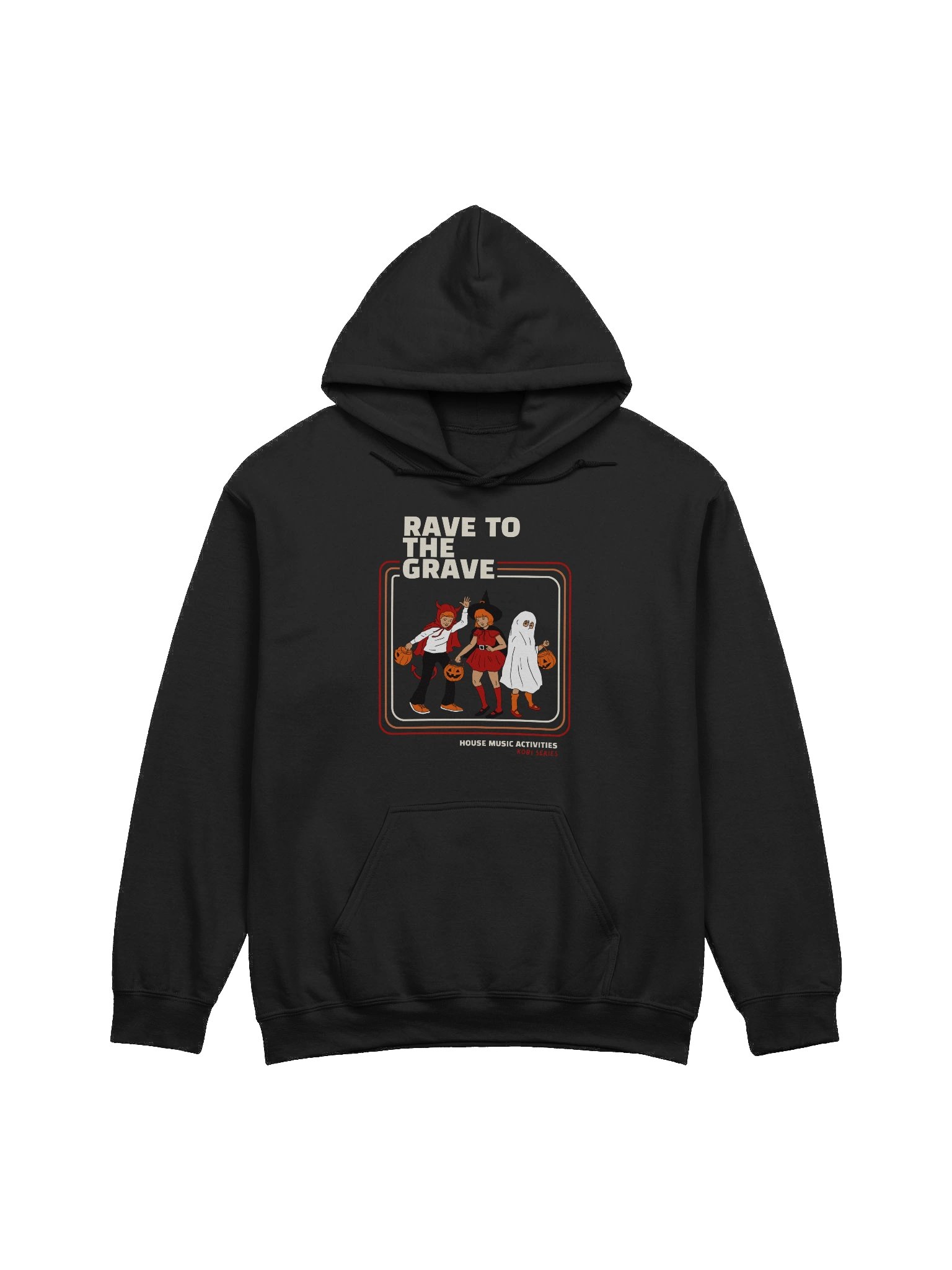 Rave to the Grave Halloween Hoodie product image (1)