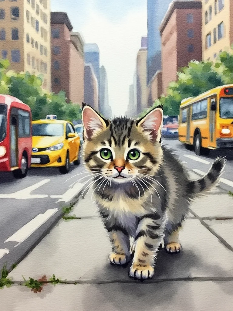 Where Did Paws Go?: A Curious Kitten’s City Adventure Children’s Picture Book for Ages 3–7 product image (3)