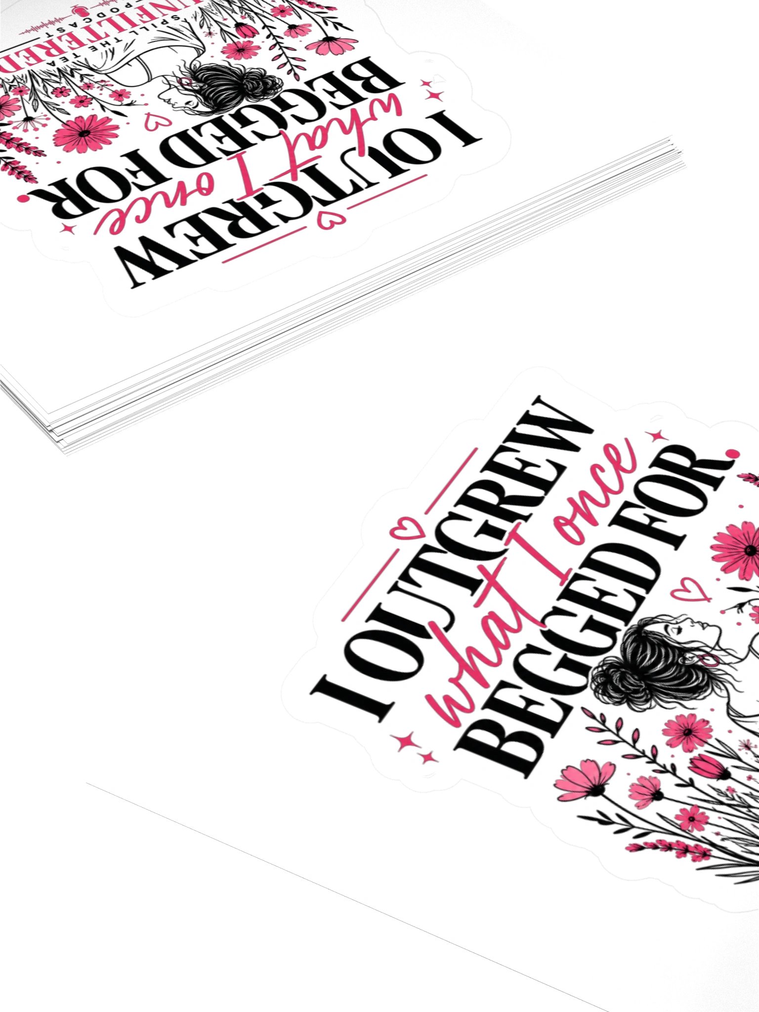 What I Once Begged For Kiss Cut Stickers product image (4)
