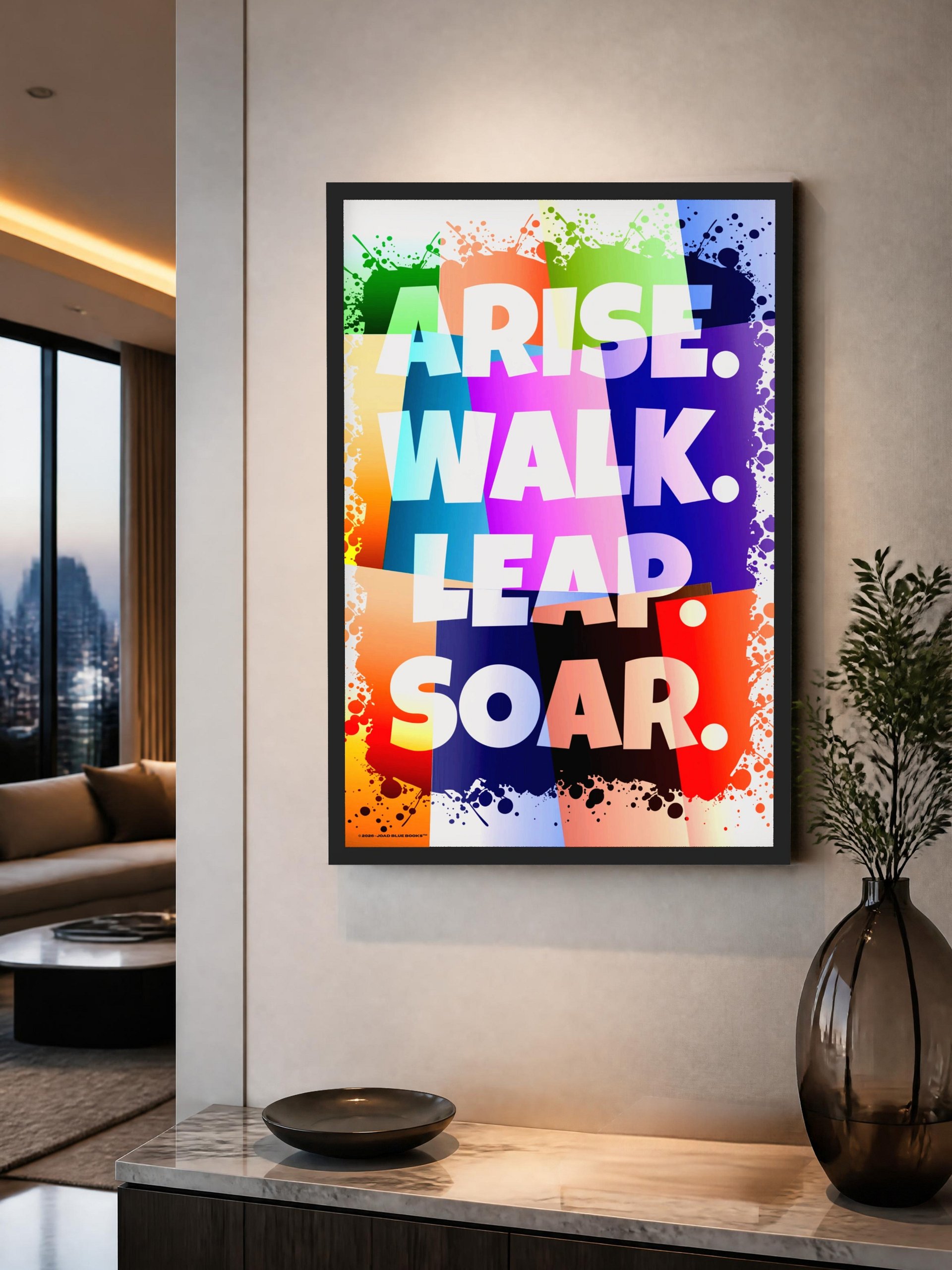 Motivational Framed High-Quality Poster Bold- Fall Aesthetic product image (31)