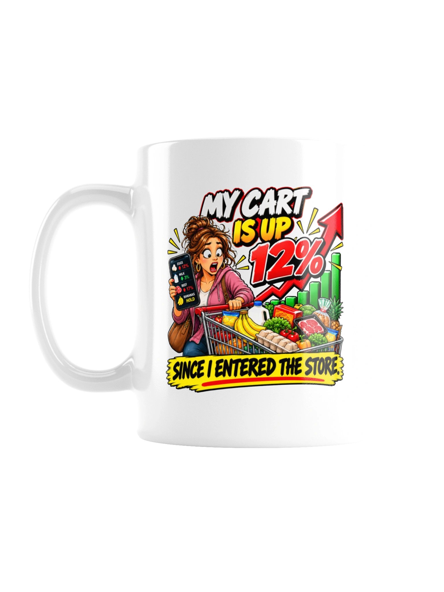 MY CART IS UP 12% SINCE I ENTERED THE STORE. MUG product image (3)