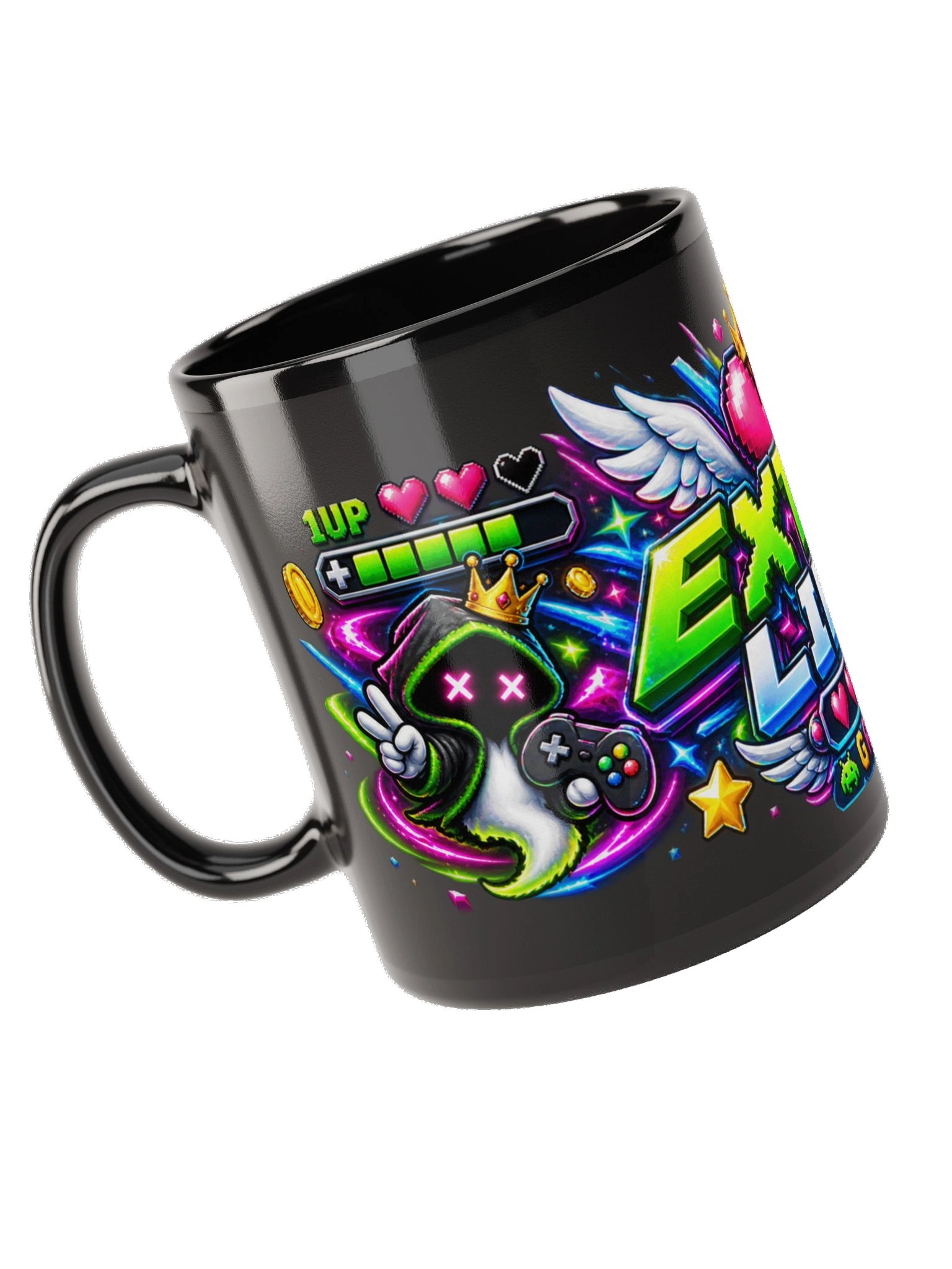 Extra Life Gaming Mug - Pixel Mode product image (5)