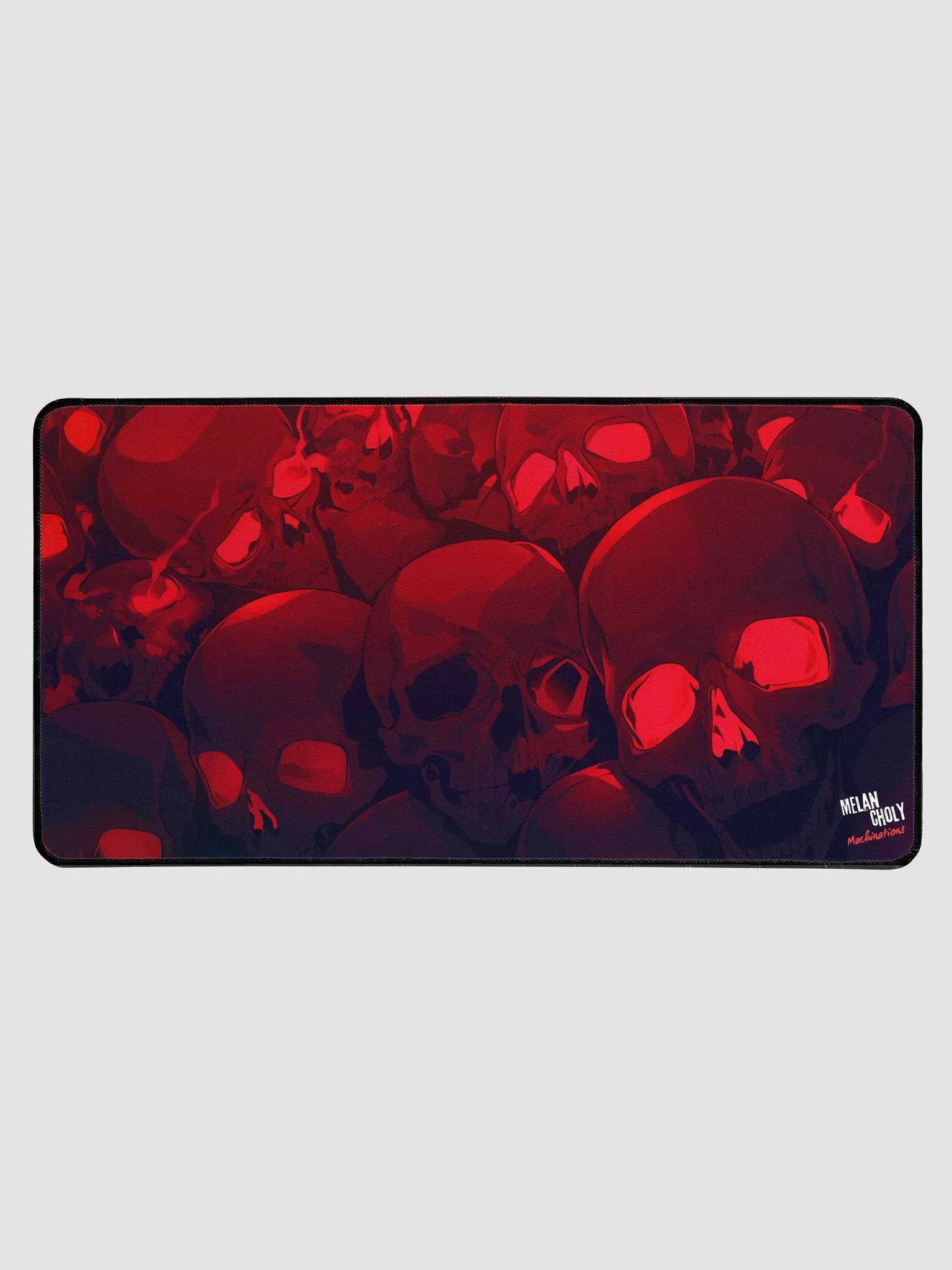 Crimson Skull Pile Desk Mat product image (1)