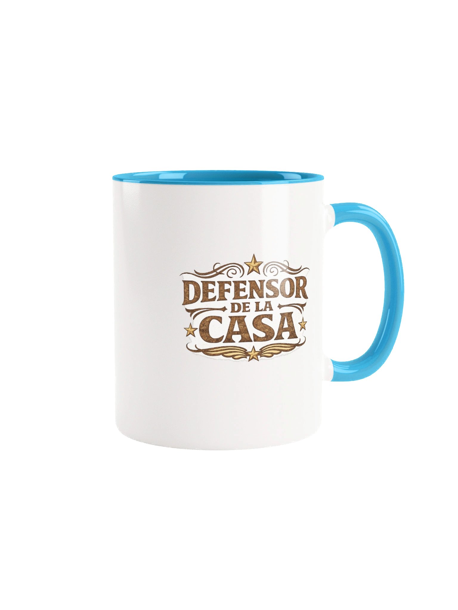 Luchador Dog Coffee Mug – Funny Mexican Wrestling Pet Mug | Mel’s Angels Defender of the House Ceramic Cup (11oz & 15oz) product image (3)