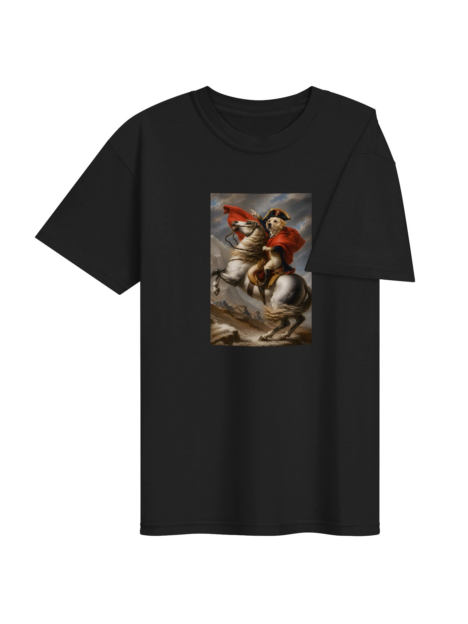 Labrador Retriever Napoleon Crossing the Alps T-Shirt product image (3)