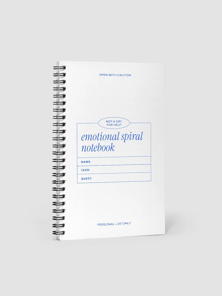 Emotional Spiral Notebook product image (2)