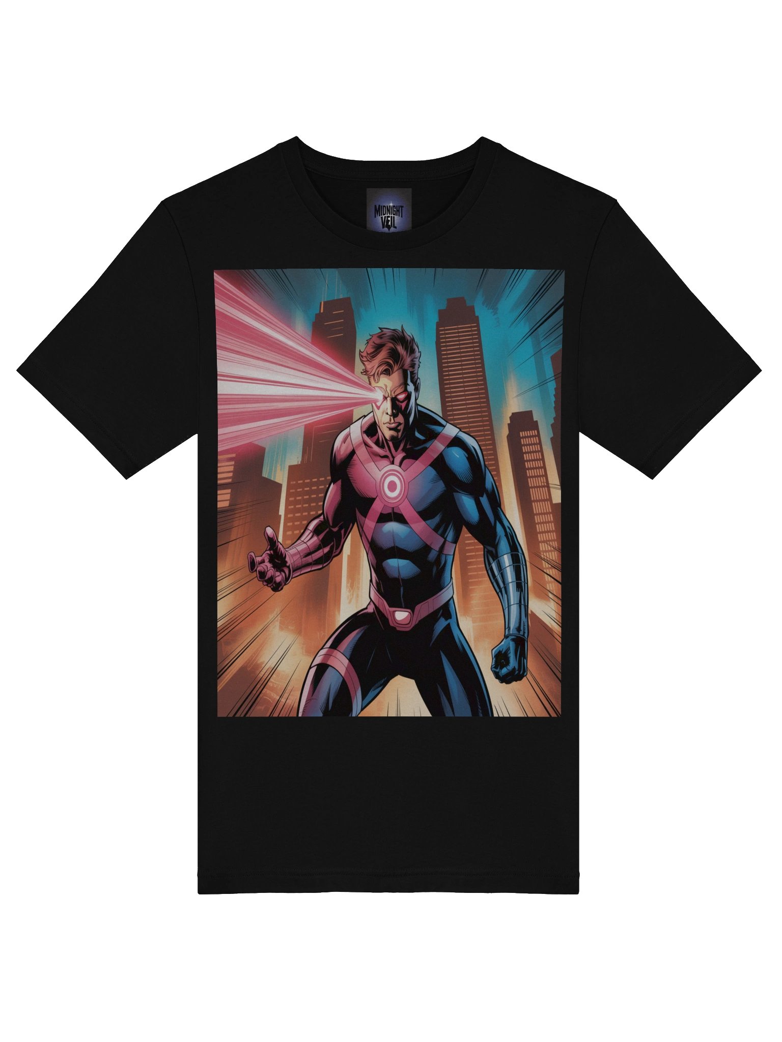 Cyclops Crimson Blitz Supersoft T-Shirt – Urban Optic Onslaught product image (7)