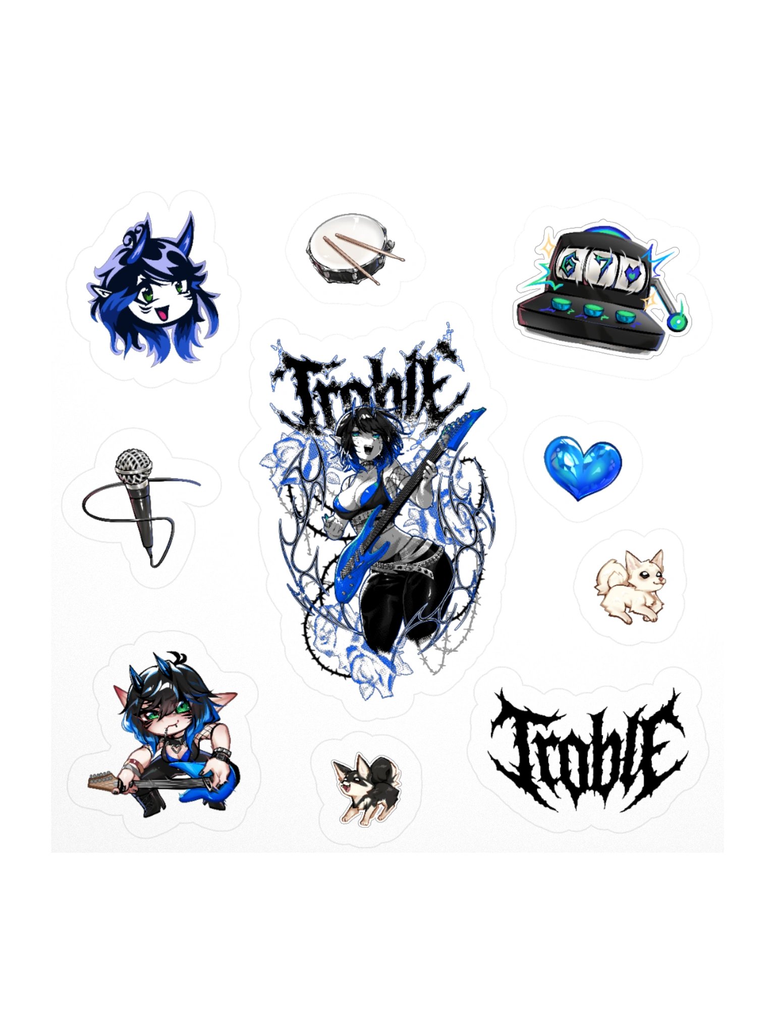 Troble Sticker Sheet product image (1)