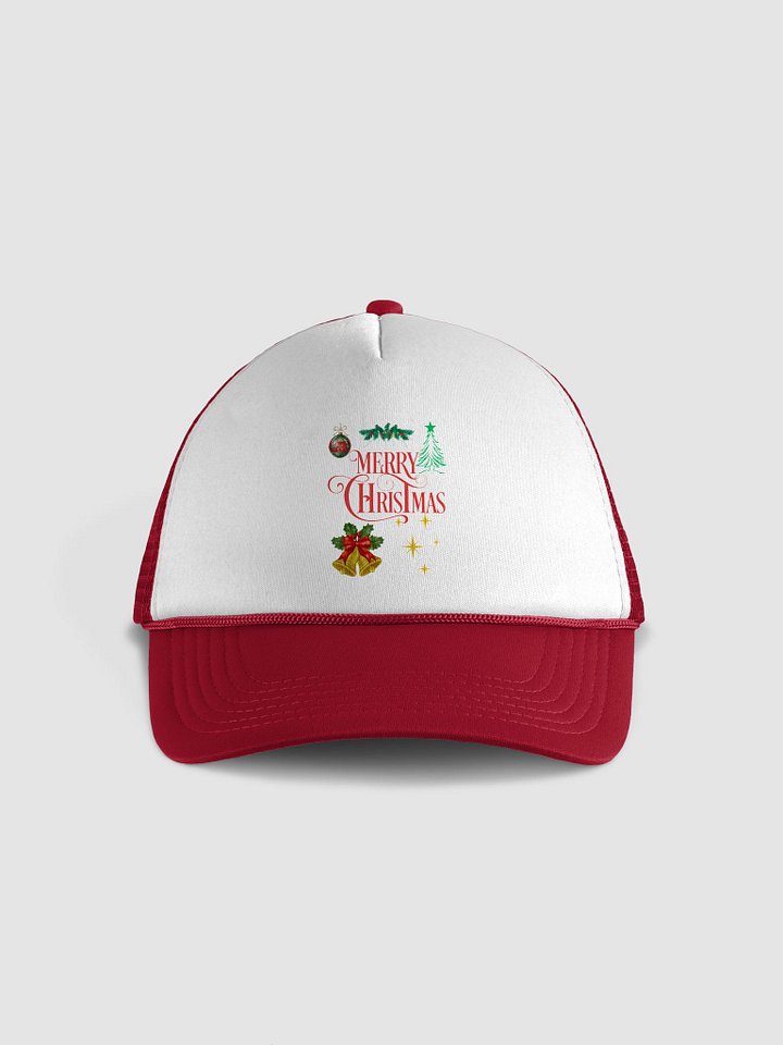 Festive Merry Christmas Foam Trucker Hat product image (1)