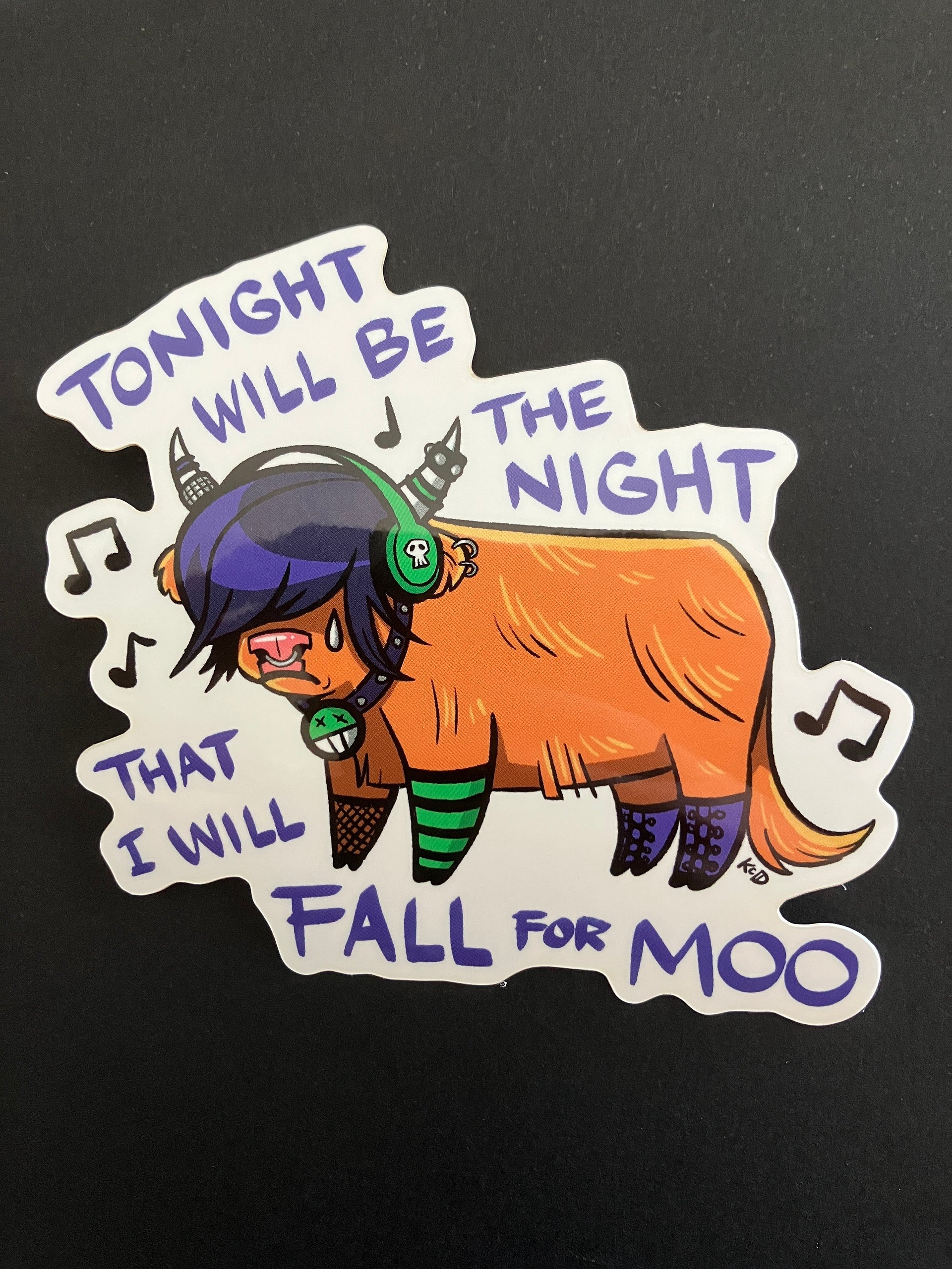 *NEW!* Emo Coo - Vinyl Sticker product image (2)