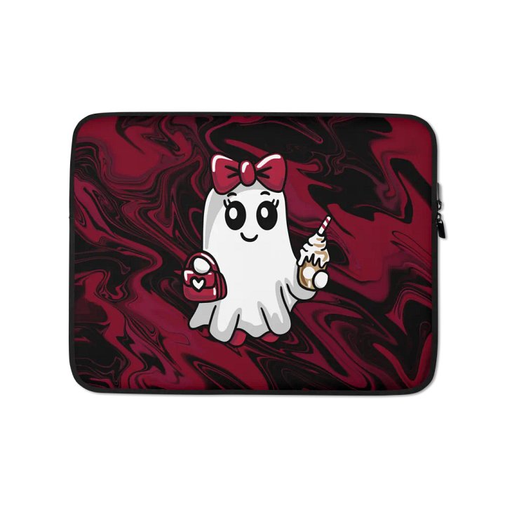 Stylish Ghost Laptop Sleeve product image (1)