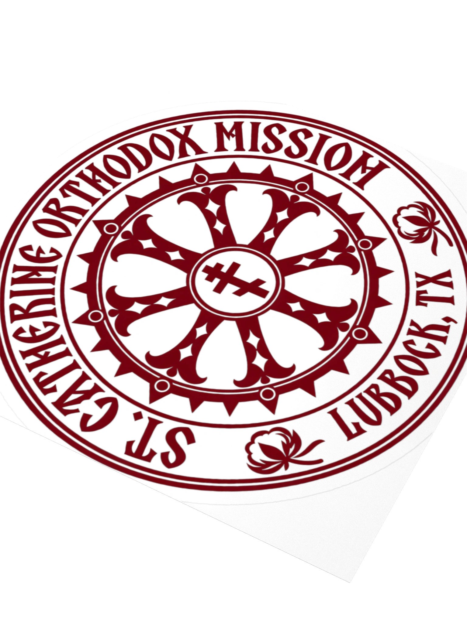 St. Catherine Orthodox Mission — Heritage Seal Sticker product image (7)