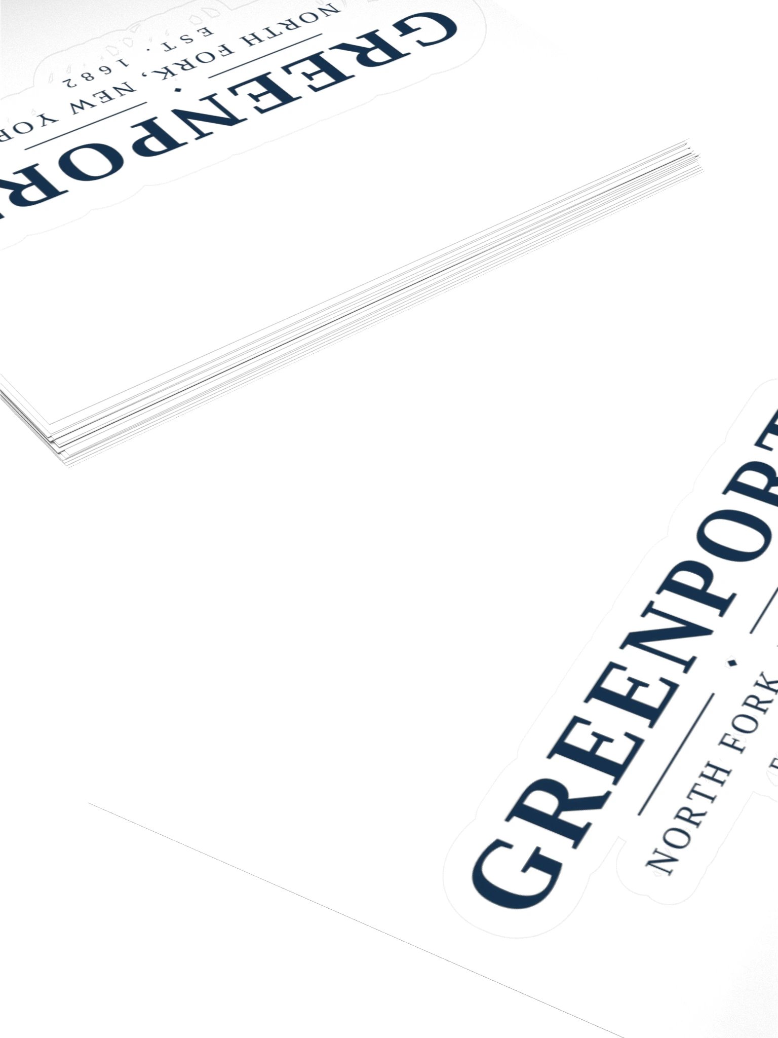 Greenport Wordmark Sticker product image (4)