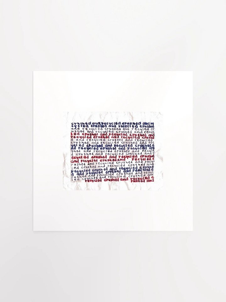 crushed and recycled panel card print product image (2)