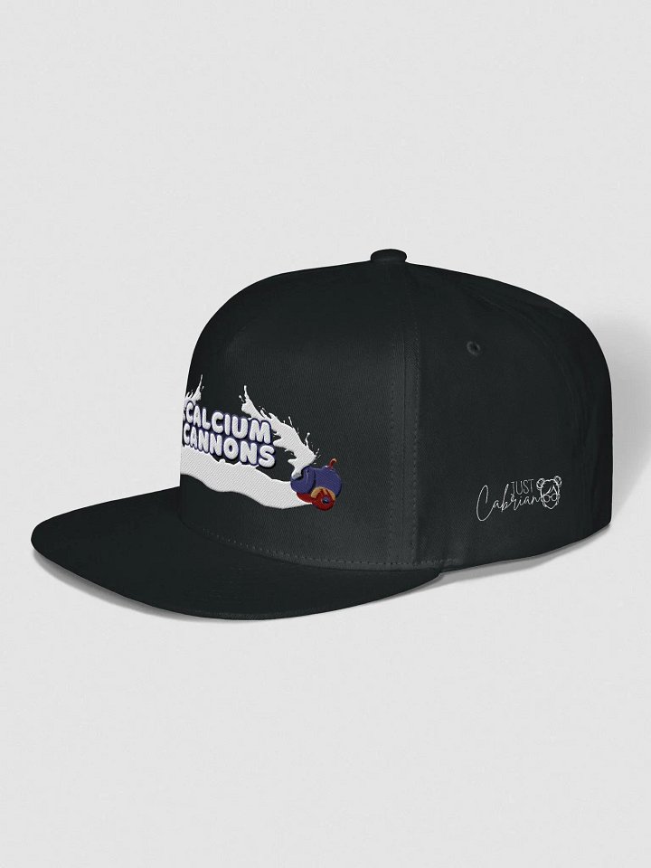 Calcium Cannons Flat Snapback Hat product image (7)