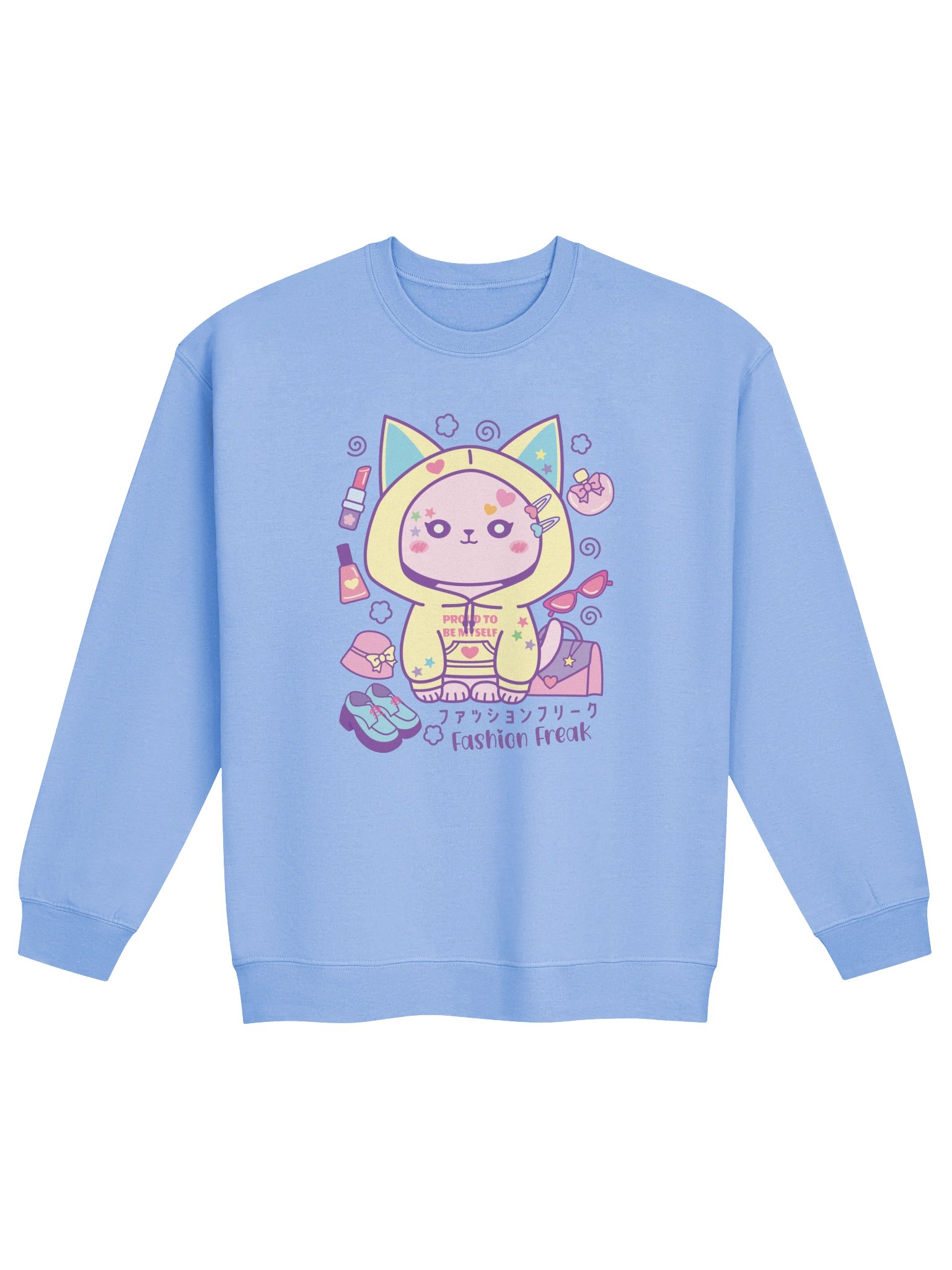 Fashion Freak Cat - Unisex Adult Sweatshirt product image (4)