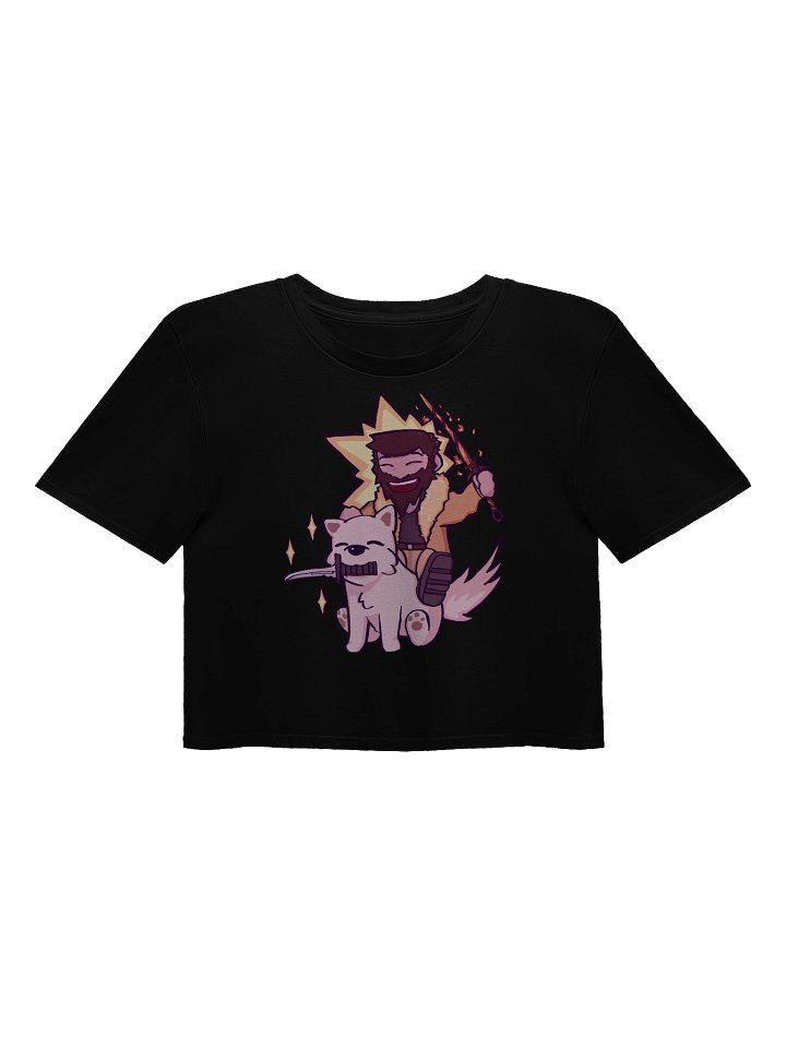 Great Grey Woofle Crop Top product image (7)