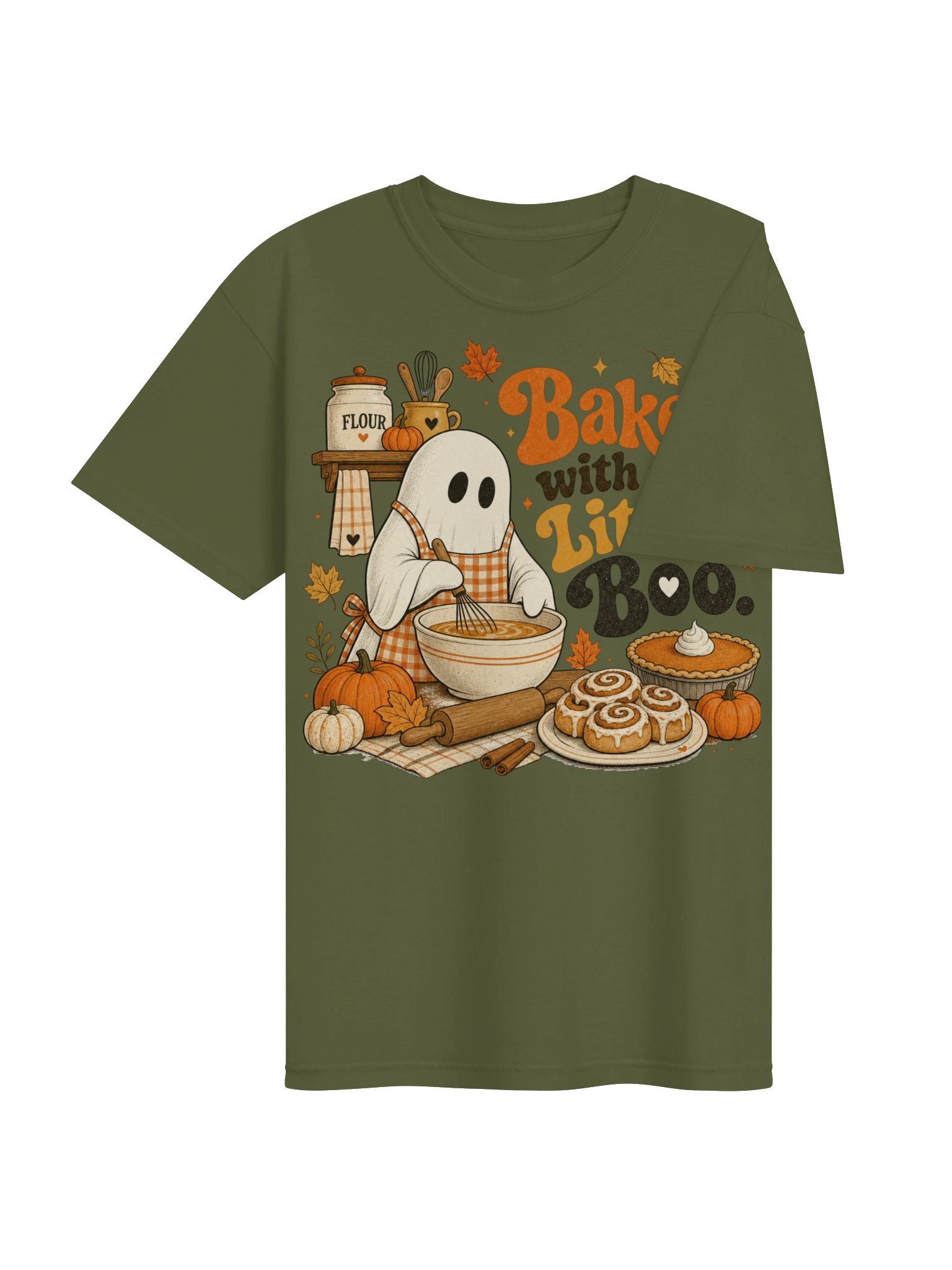 Baked with a Little Boo Fall Baking Tee product image (31)