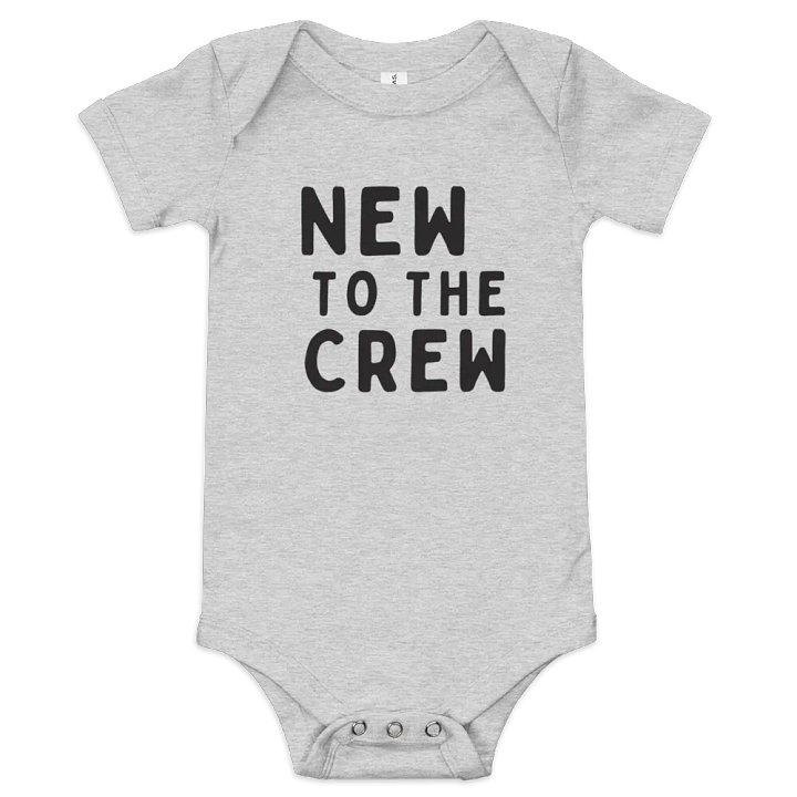 NEW TO THE CREW Baby Short Sleeve Onesie product image (1)