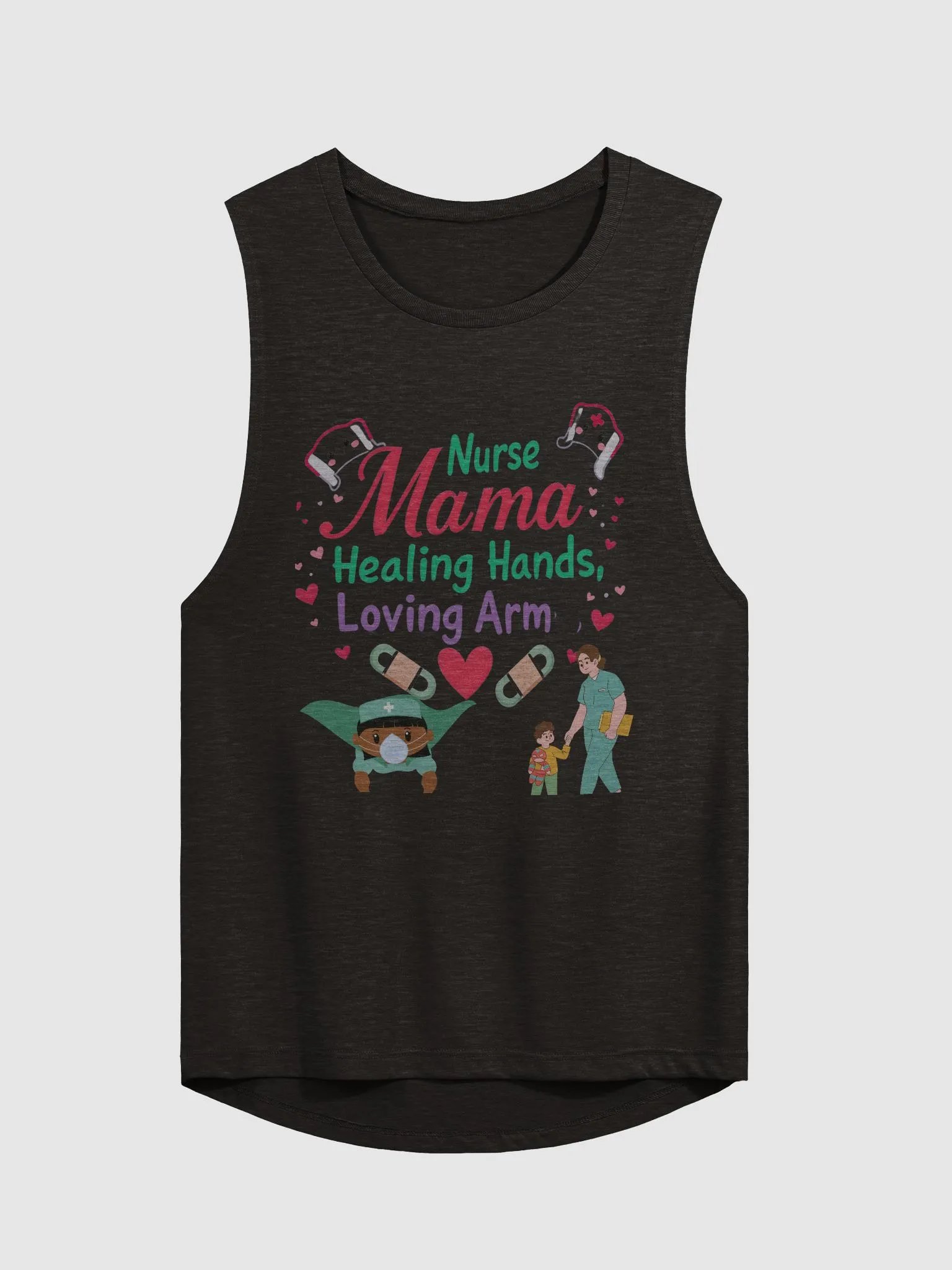 Nurse Mama Healing Hands Flowy Tank product image (3)