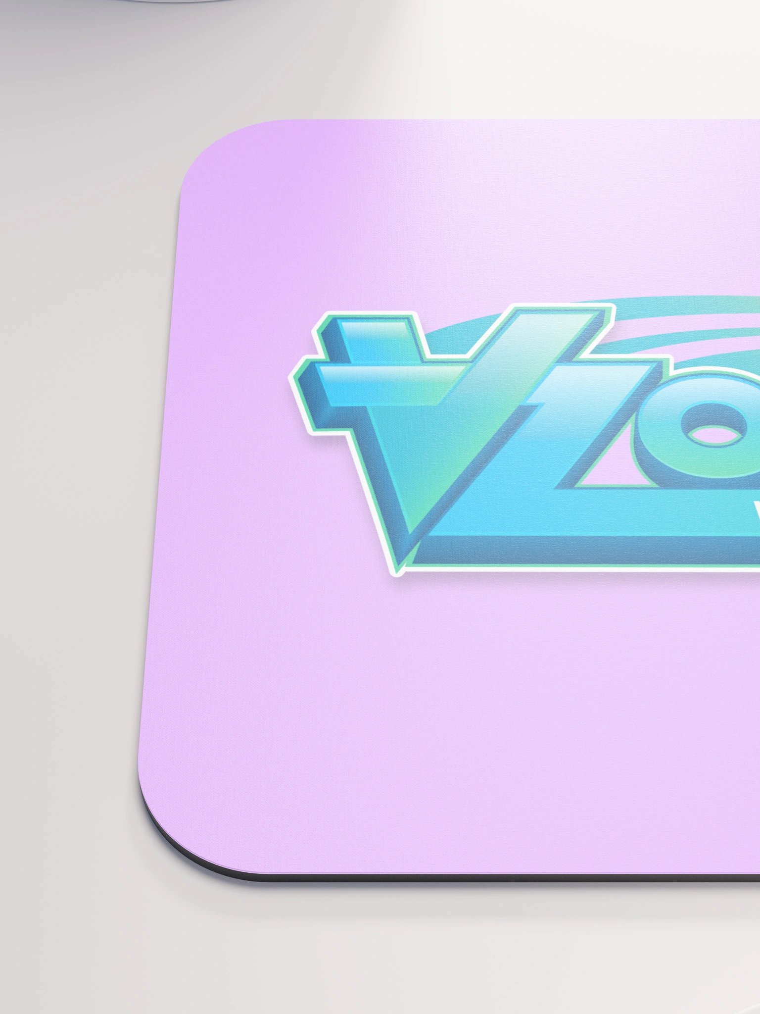 VZones Logo Mouse Mat - Pink product image (6)