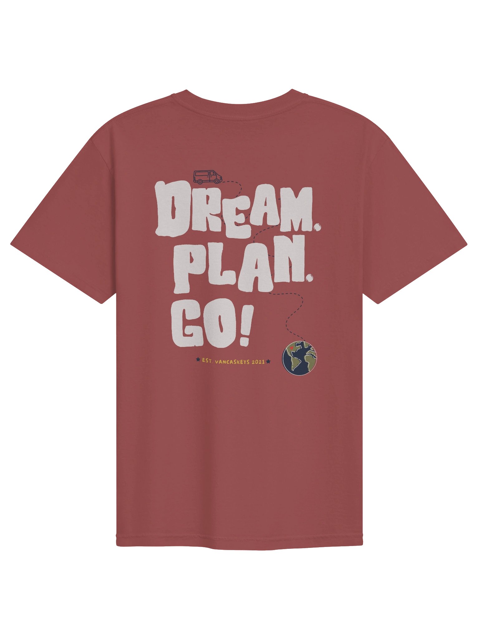 VANLIFE-ISH Comfort Cotton Tee (Color Summer) product image (2)