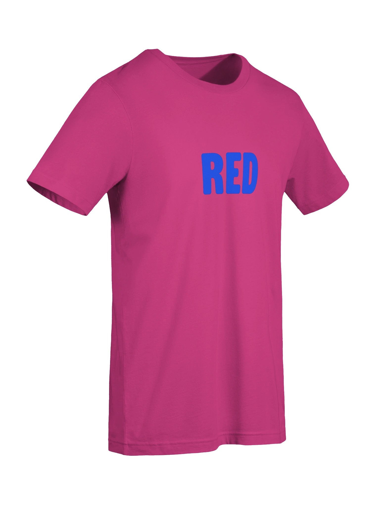 Red on Blue Unisex Tee product image (97)