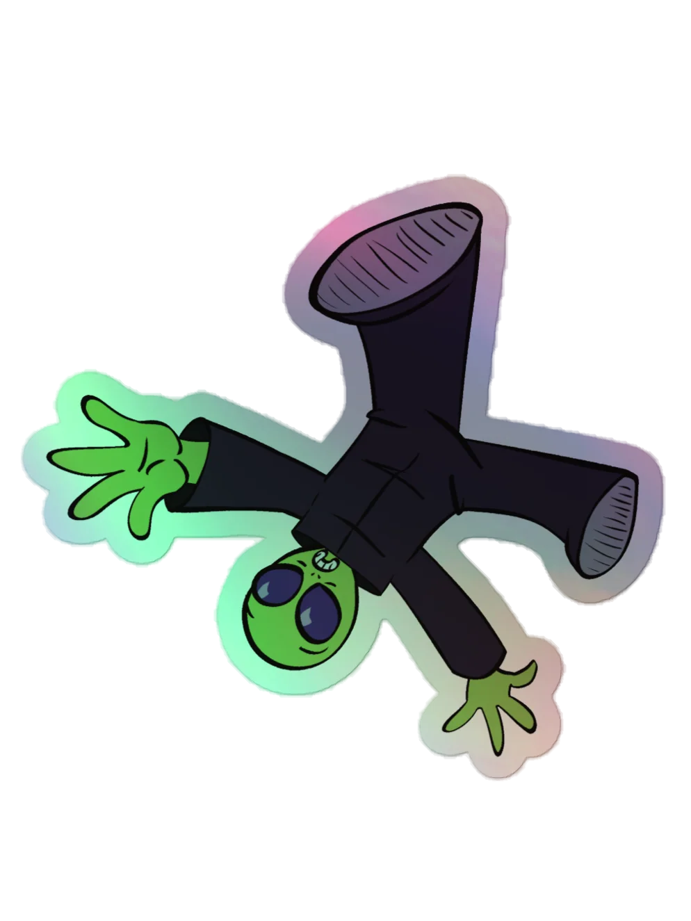 Alien holofoil sticker product image (1)