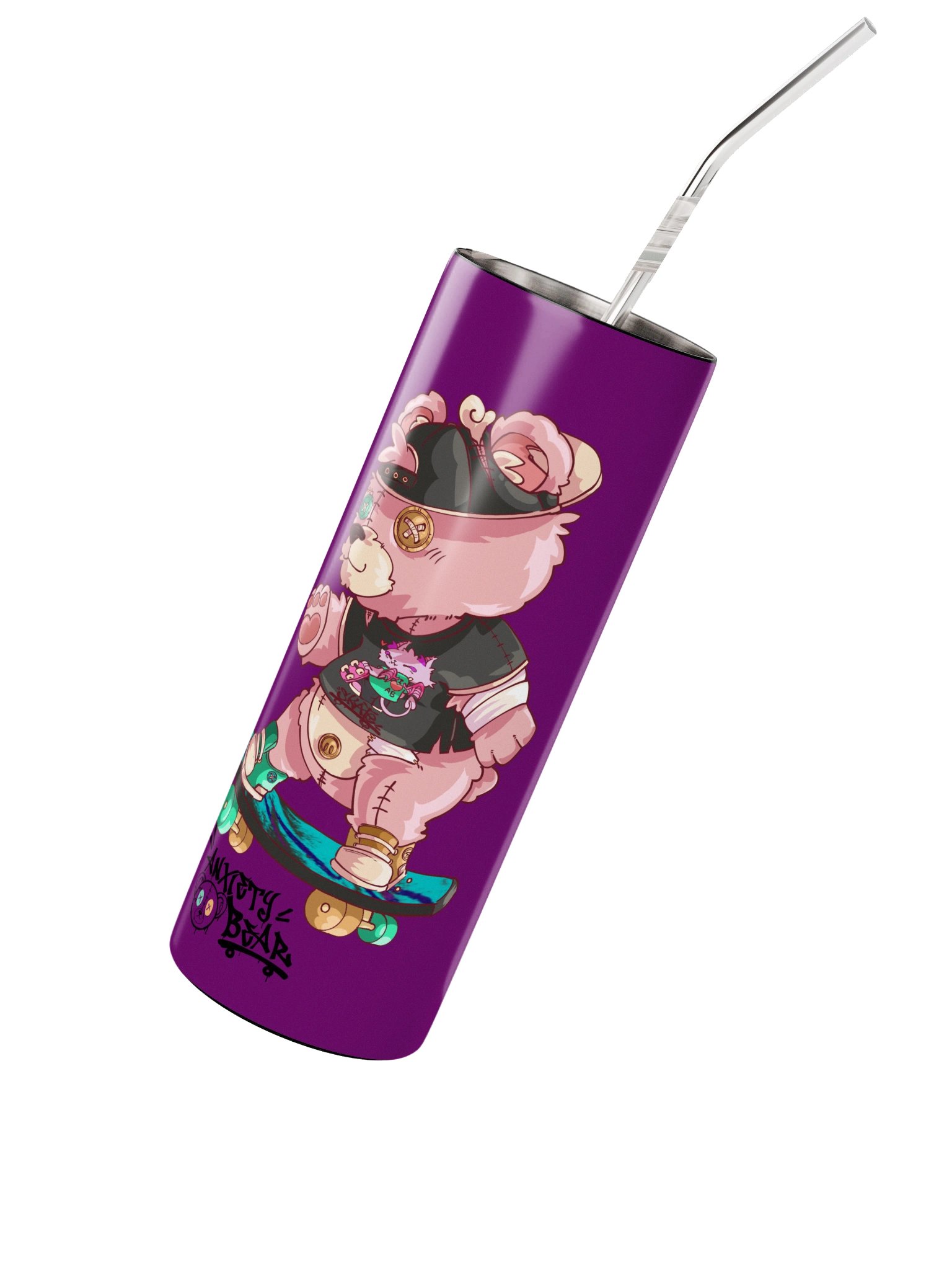 Anxiety Bear Skate Vibe Tumbler product image (3)