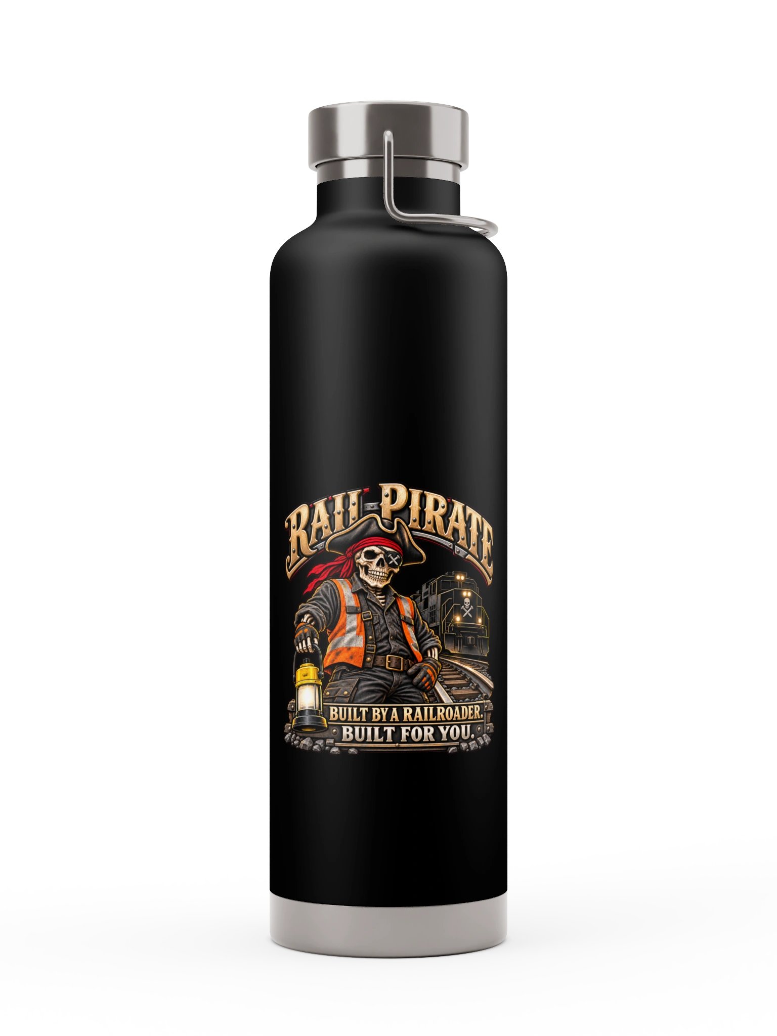 Rail Pirate™ Working Railroader Insulated Bottle product image (1)