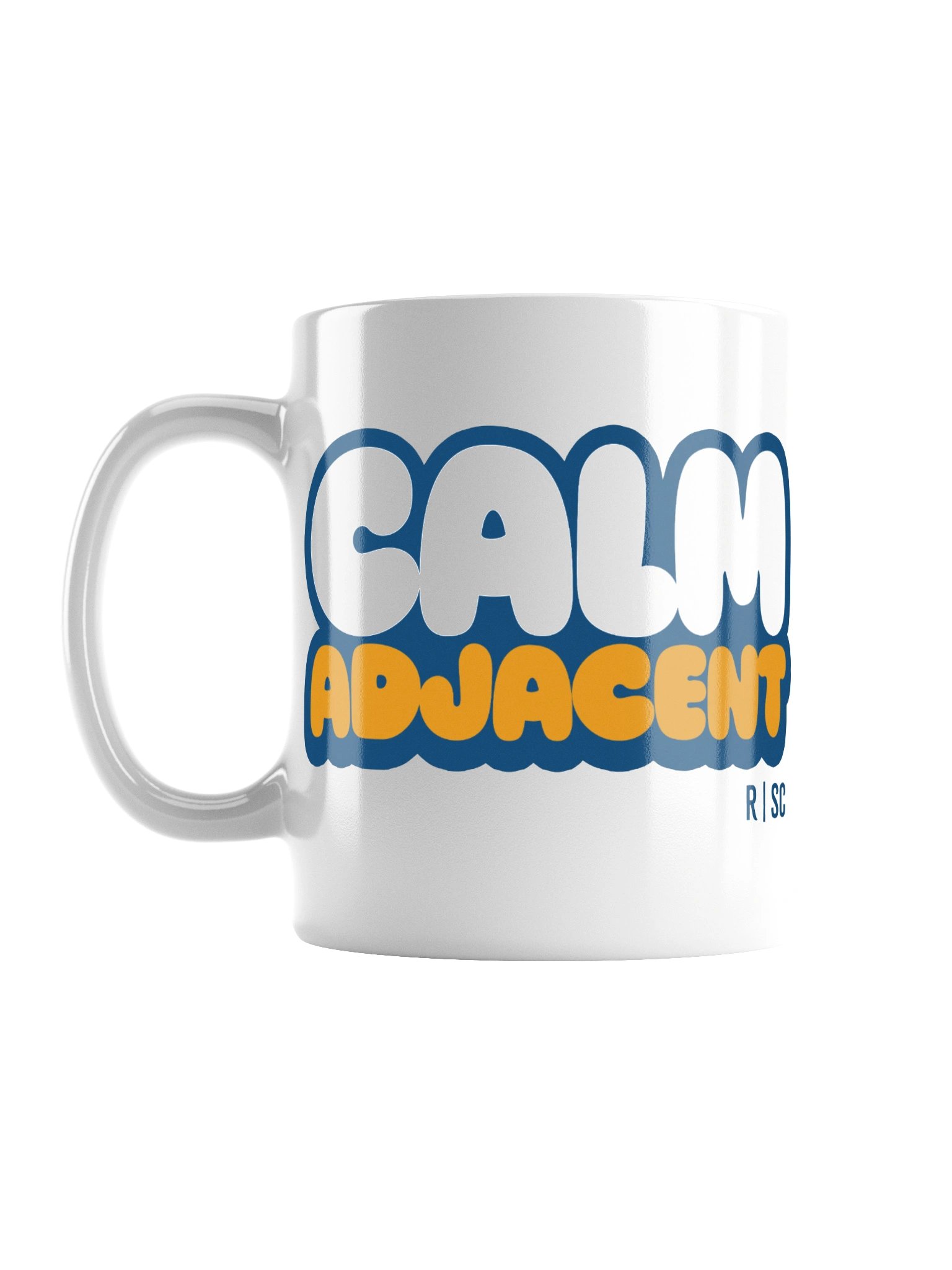 Calm Adjacent White Mug product image (2)