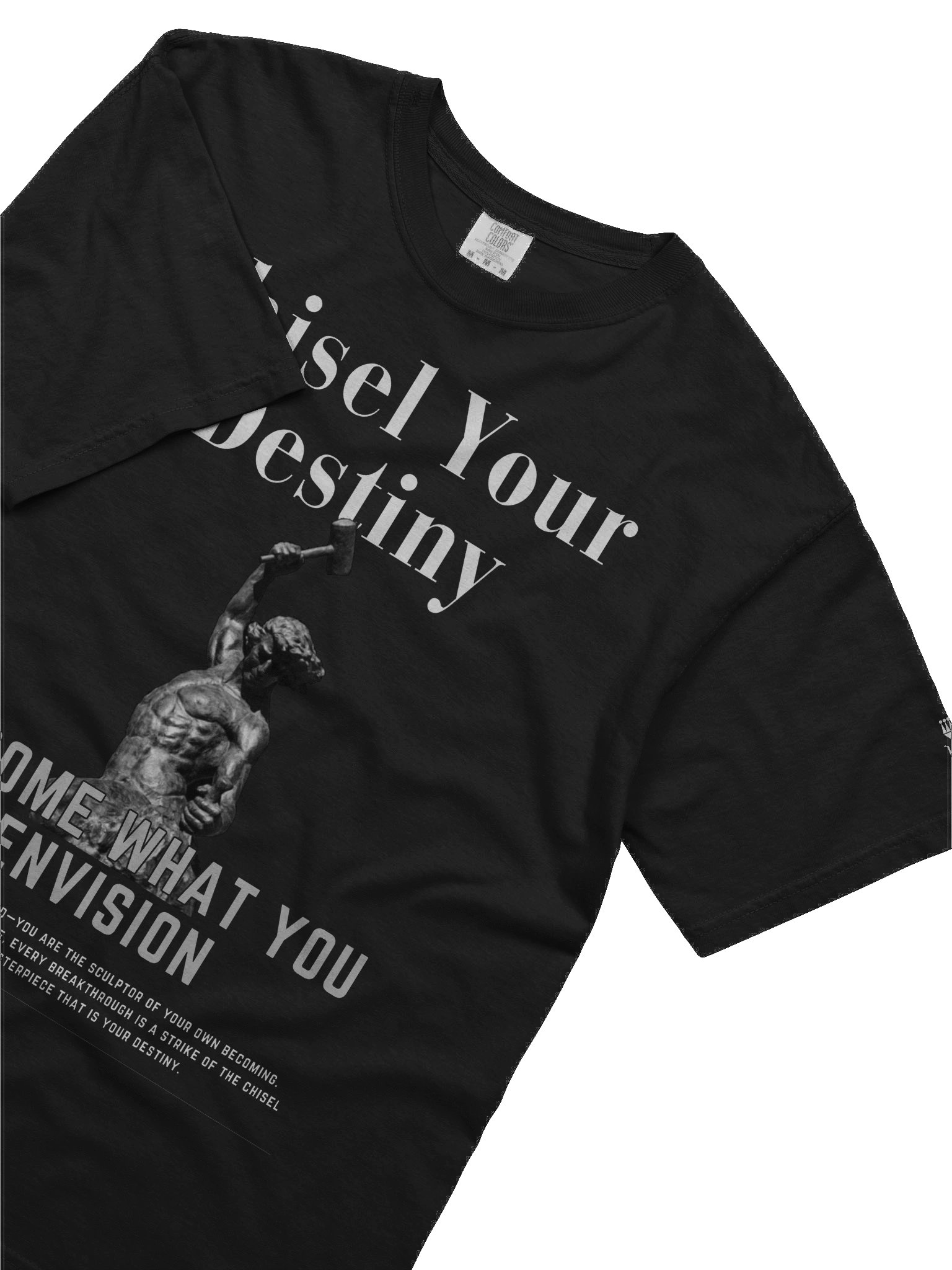 Chisel Your Destiny – Become What You Envision Relaxed T-shirt product image (5)