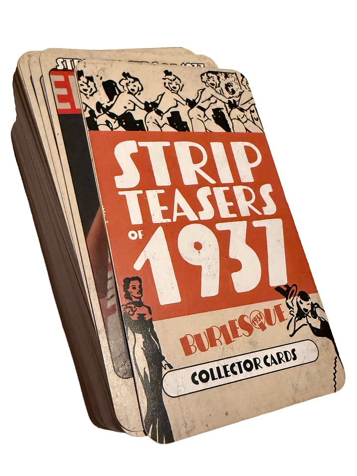 Stripteasers of 1937 Collector Cards Deck product image (1)