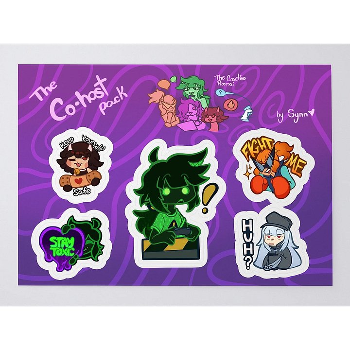The Co-Host Sticker Pack Vol. 1 product image (2)