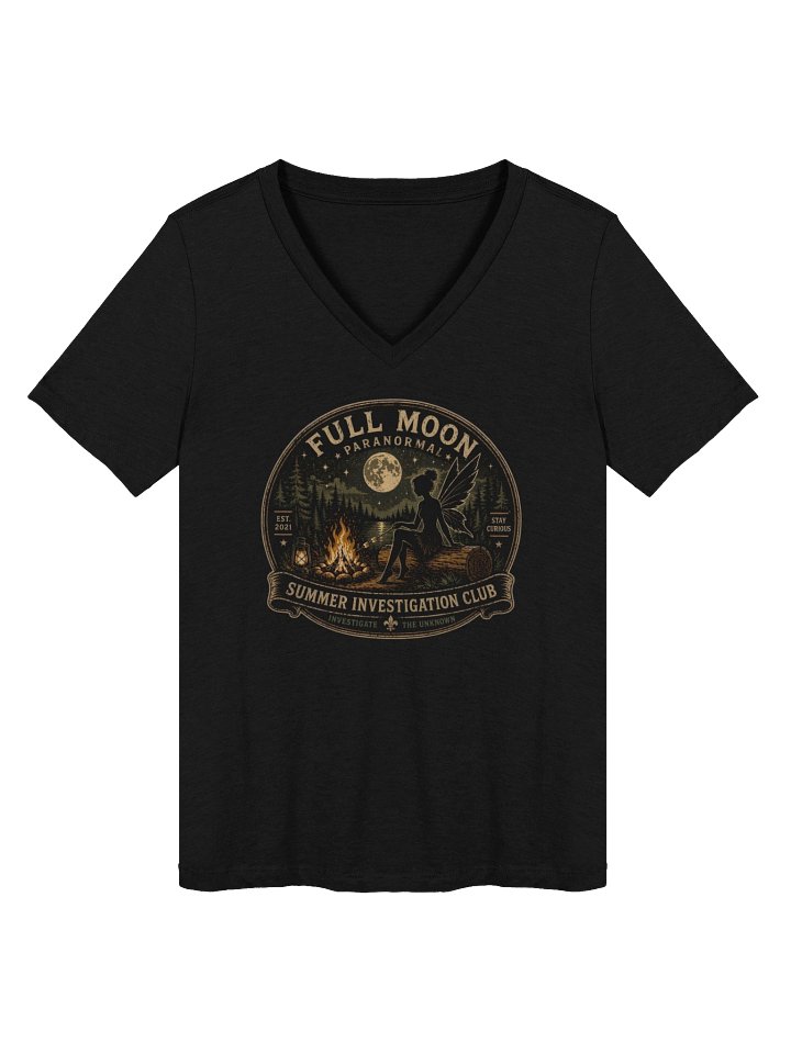 Full Moon Paranormal: Summer Investigation Club V‑Neck product image (1)