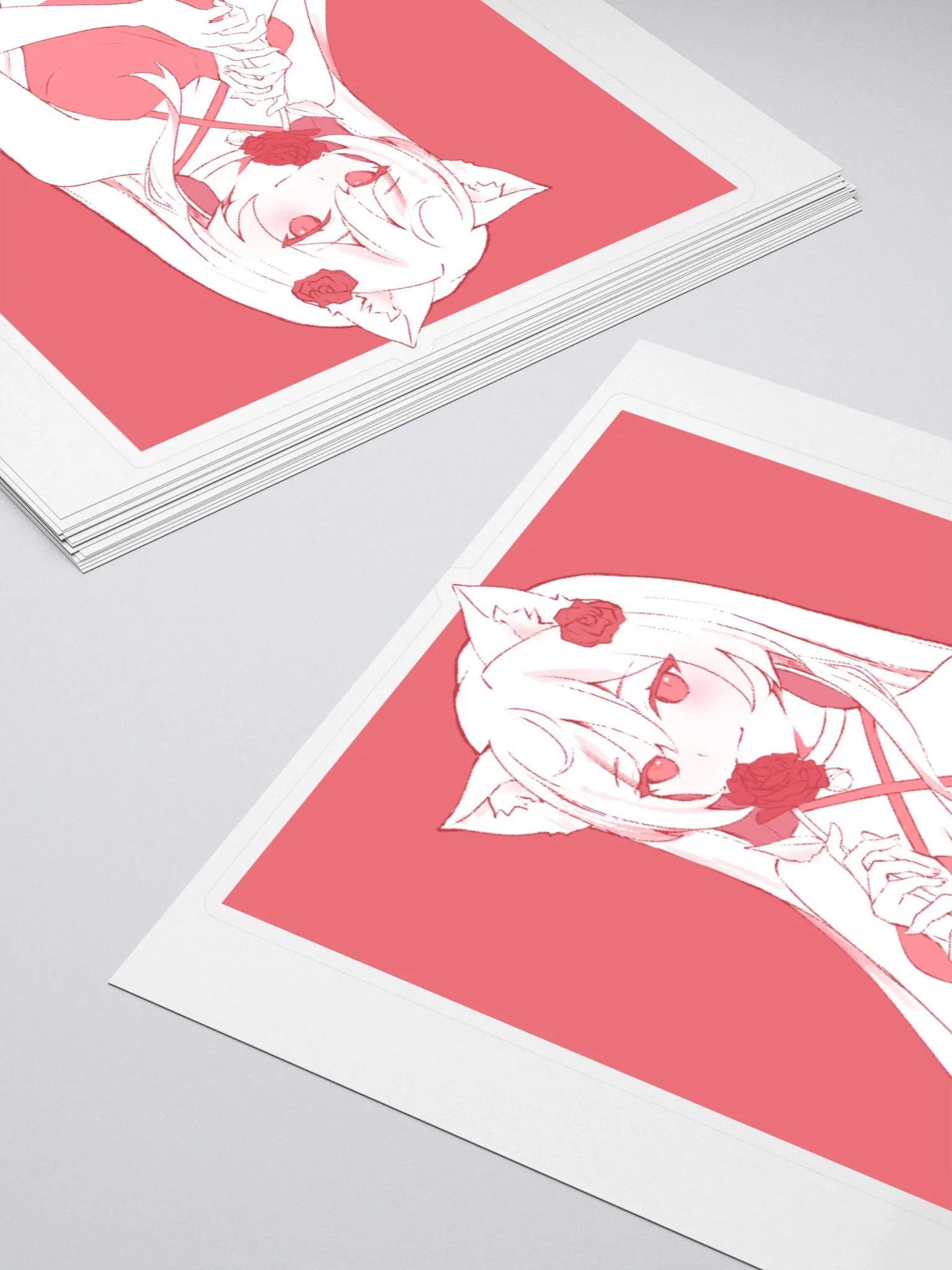 Red Rose Kyo Sticker product image (12)