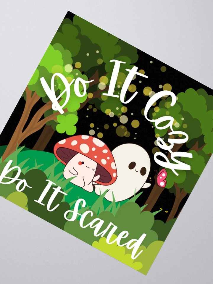 Do It Cozy, Do It Scared | Sticker product image (2)