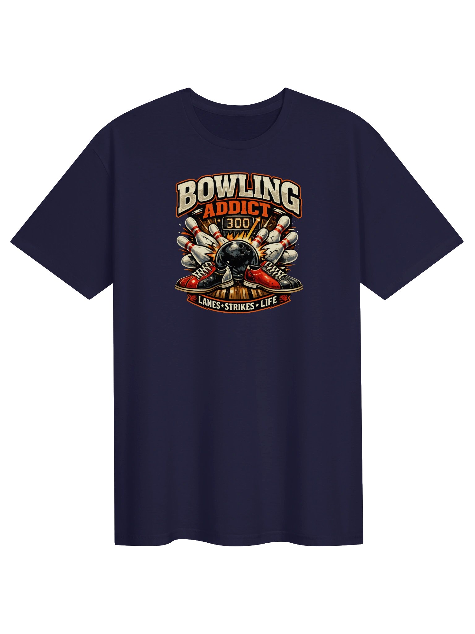 Bowling Addict 300 Strike Tee product image (2)