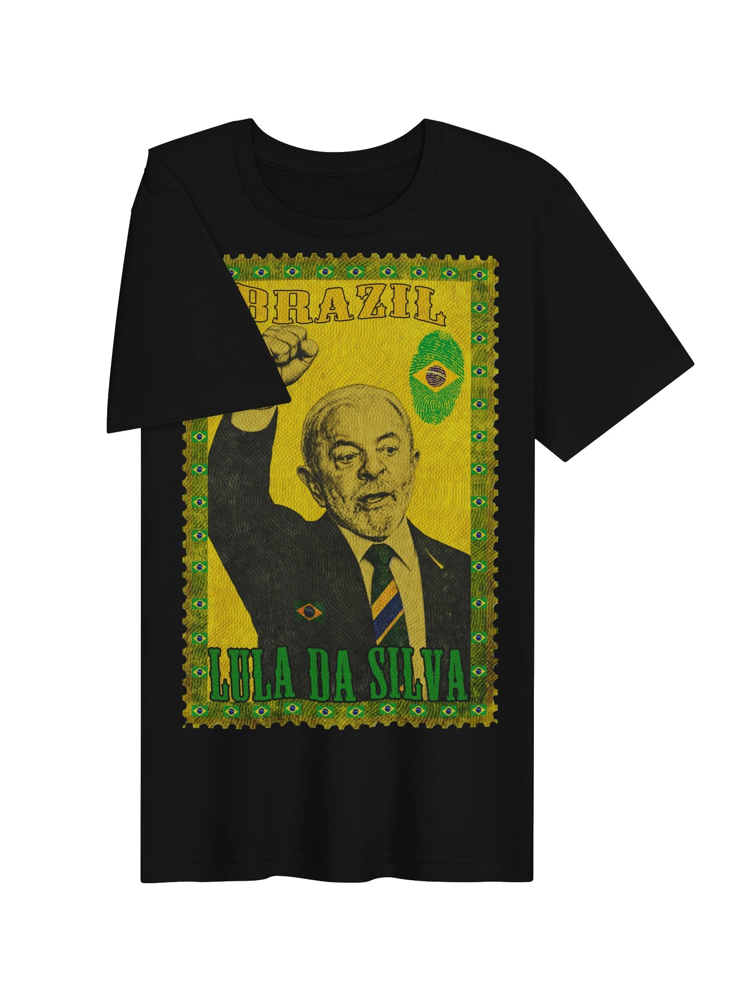 Lula da Silva Vintage Brazil Stamp T-Shirt | Unisex Tee product image (3)