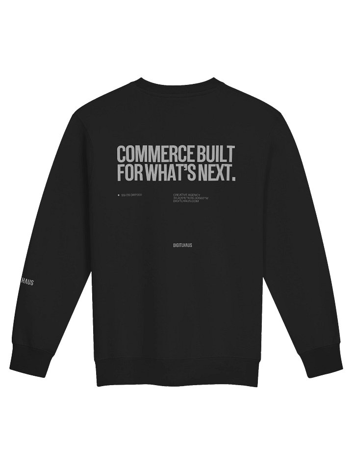 DigitlHaus Built for What's Next Sweatshirt - Black product image (2)