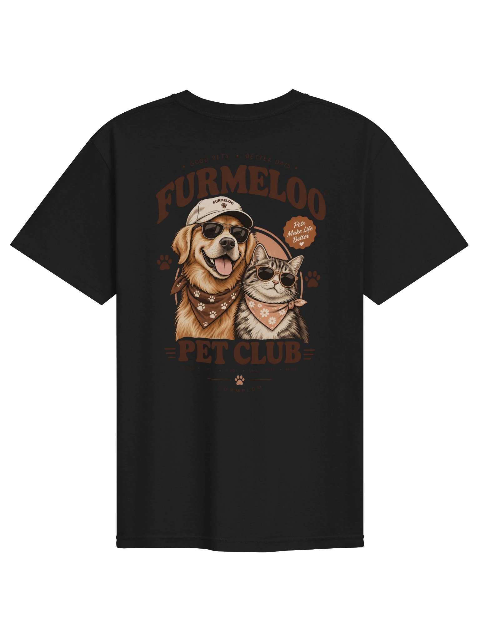 Good Pets Better Days – Dog & Cat Lover Vintage Design product image (8)