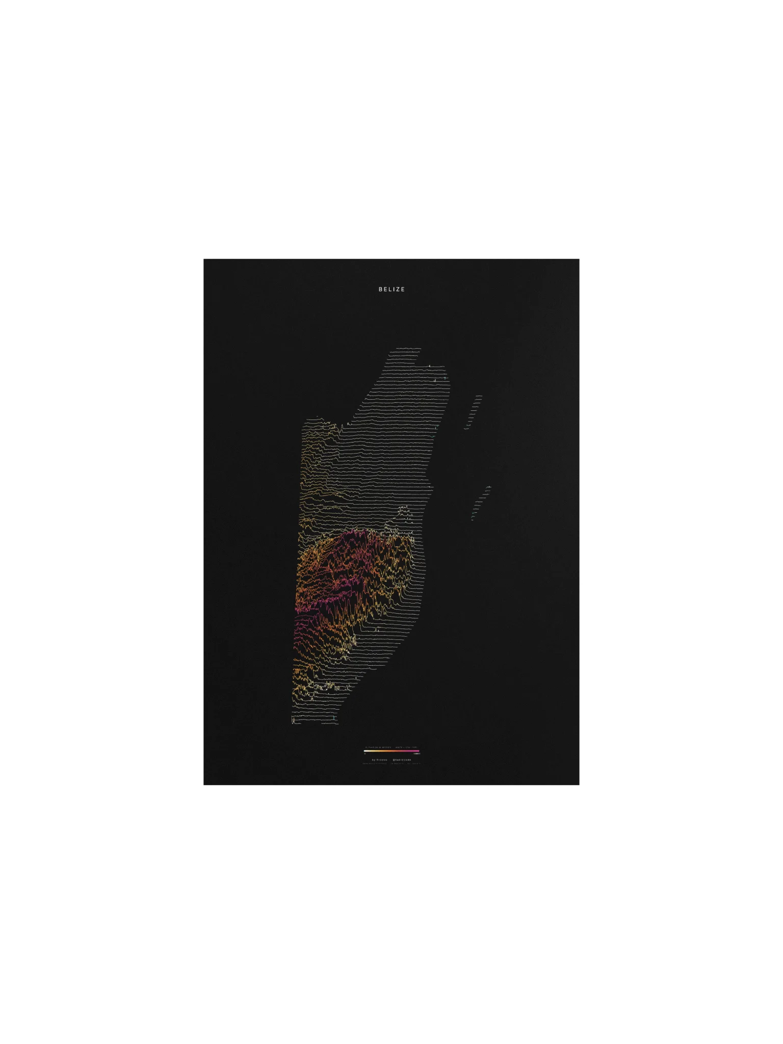 Ridgeline Poster - Belize product image (1)
