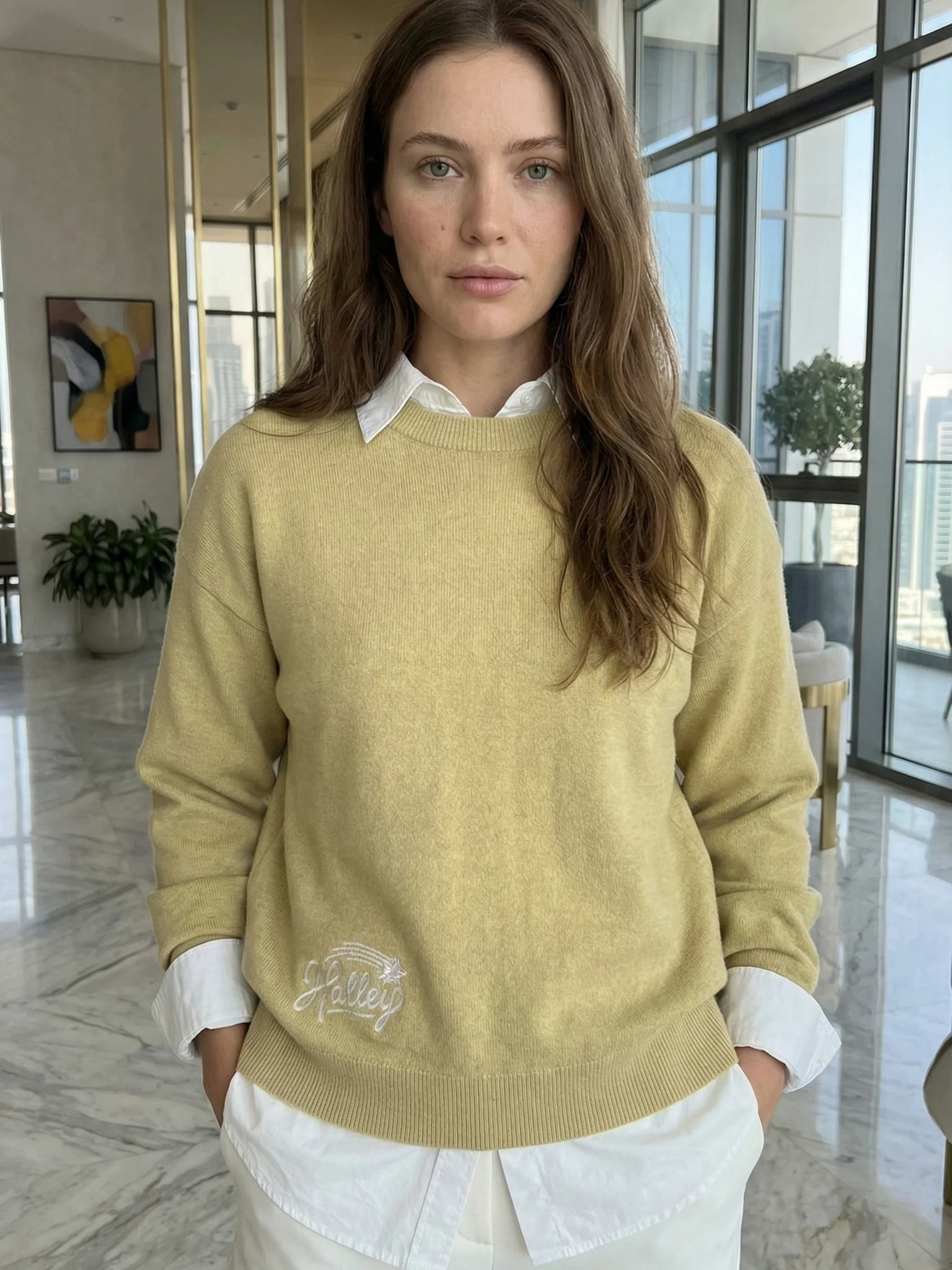 Yellow Knitted Sweater product image (1)