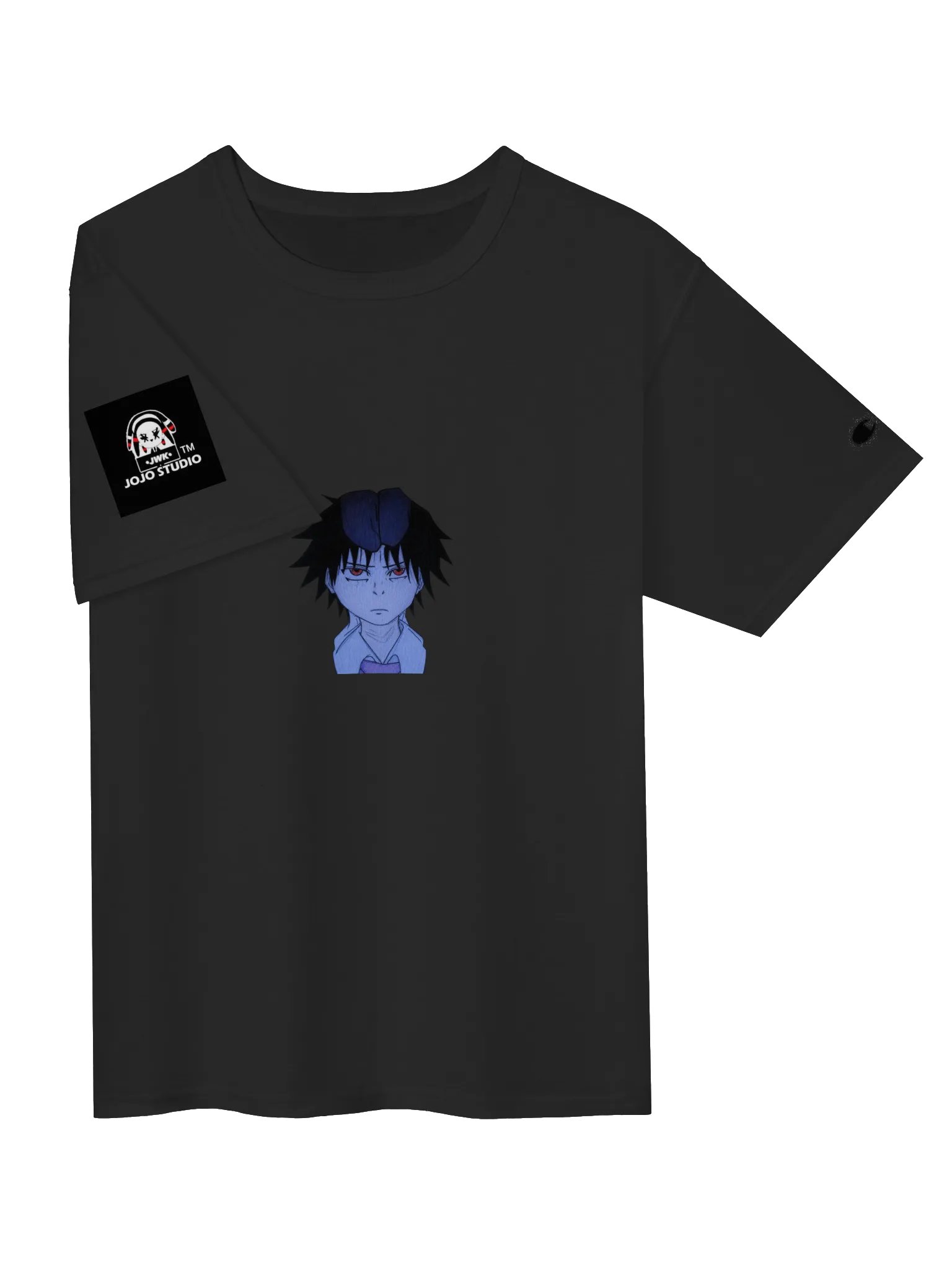 JWK Jojo Studio Luminous Brain Anime Graphic T-Shirt — Champion Relaxed Fit product image (7)