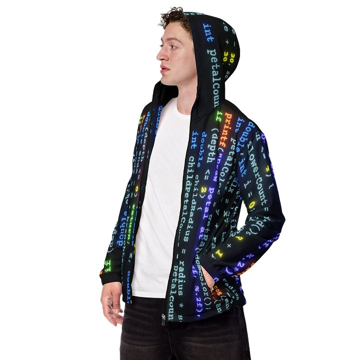 Computer Programming in C (zip up windbreaker) product image (2)