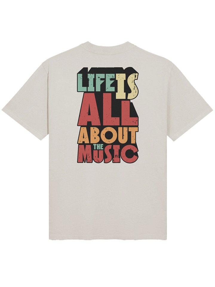 MUSIC OVERSIZED TEE product image (2)